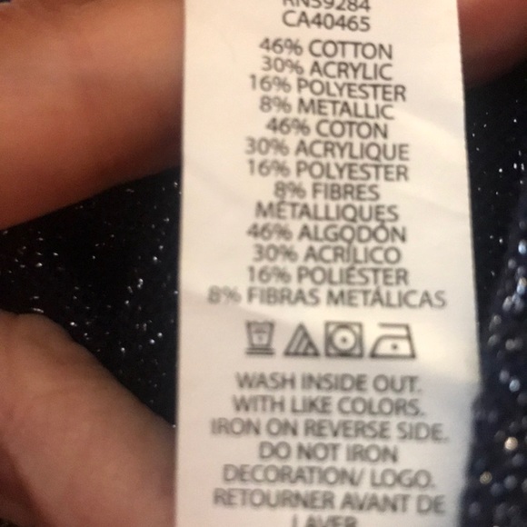 2 for 40.00. CHILDREN’S PLACE | Blue Shimmer Button Up Sweater - Picture 4 of 4